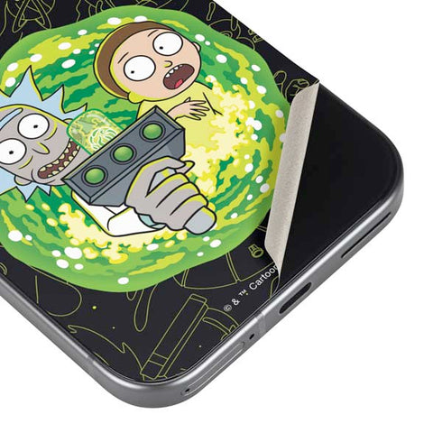 Adult Swim Rick and Morty Portal Travel Google Pixel 9 Skin